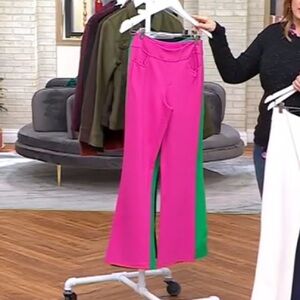 Kim Gravel Ponte knit sailor pants